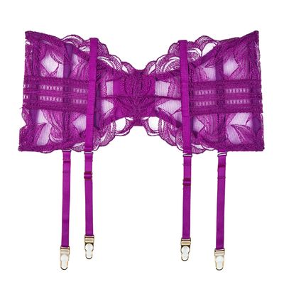 Porte-jarretelles Marie Jo Amore Mio Bleu Passion Taille L - Neuf Avec étiquettes