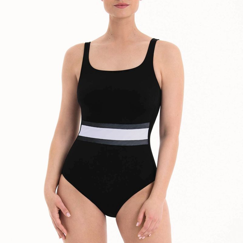 One piece swimsuit - Anita Mastectomy - Alva - AN6207X (001) - Black