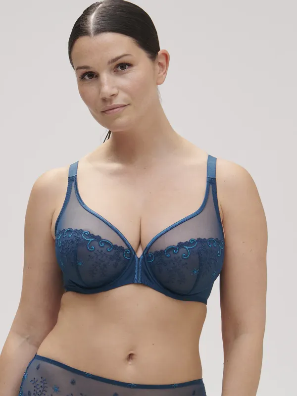 Soutien-gorge - Simone Pérèle - Délice - SP12x319 - 595 - Bleu Prestige (v)