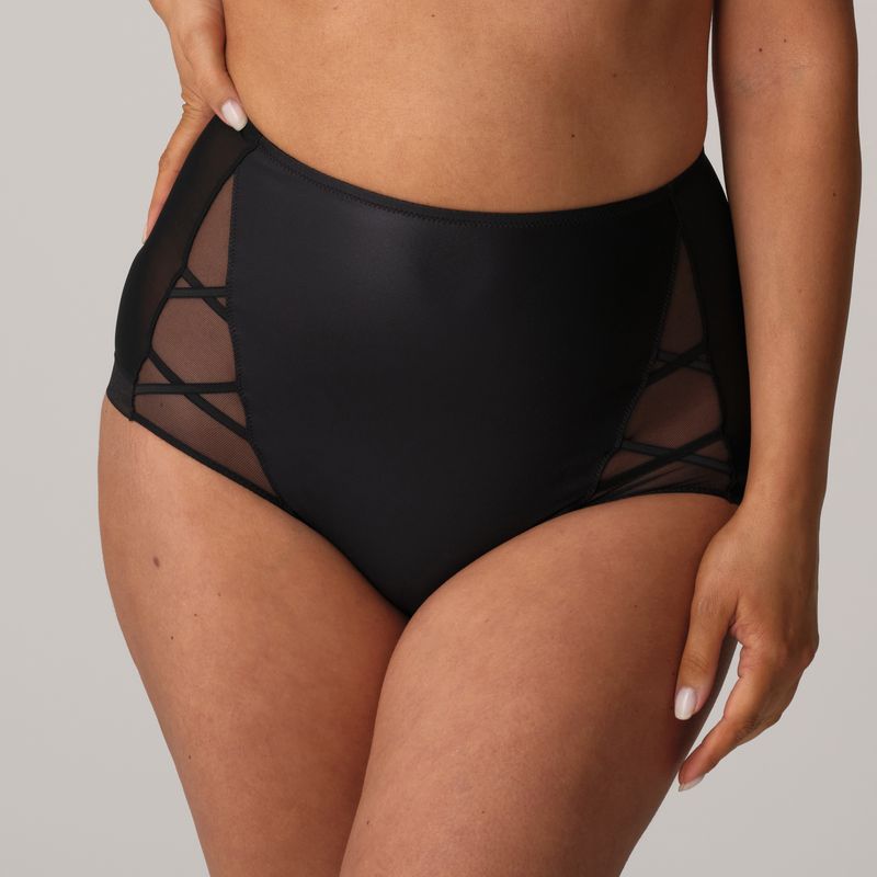 Culotte coupe taille haute - Prima Donna Twist - Zipolite - PD0542421ZWA - Noir