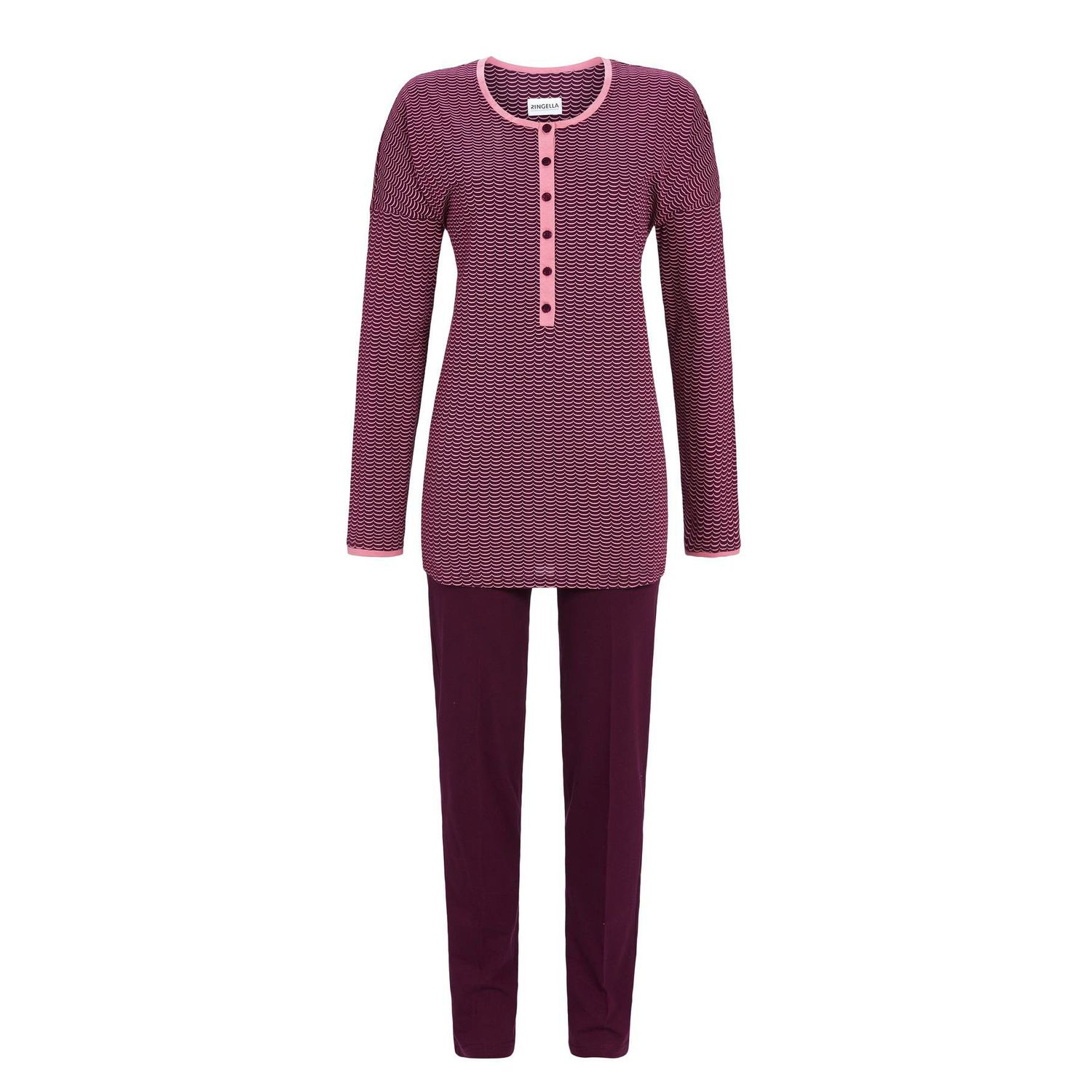 Pajama set - Ringella - Wine - RG4511216 (743) - Purple (v)