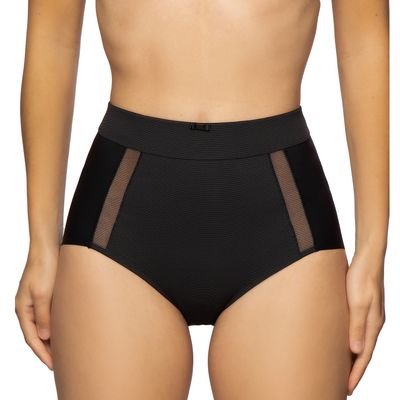 Culotte coupe taille haute - Felina - Divine Vision - FE280222 - Noir