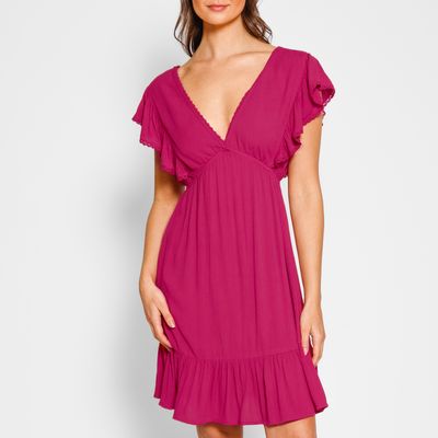 Koy Miami Ruffle k24221-01 Sangria