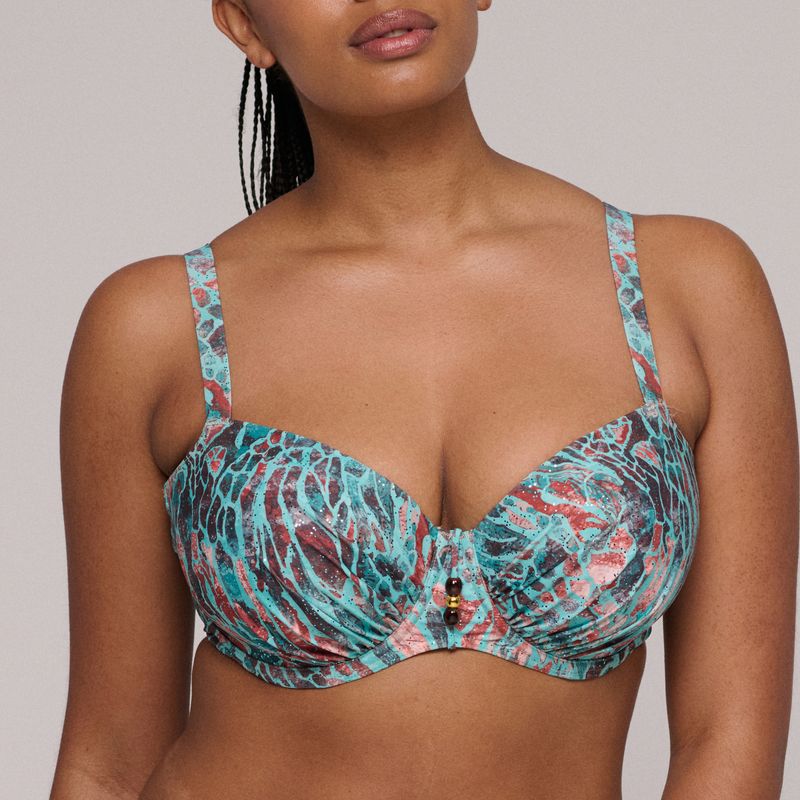 Haut de maillot bikini - Prima Donna - Riyad - PD4012816TQS  - Turquoise