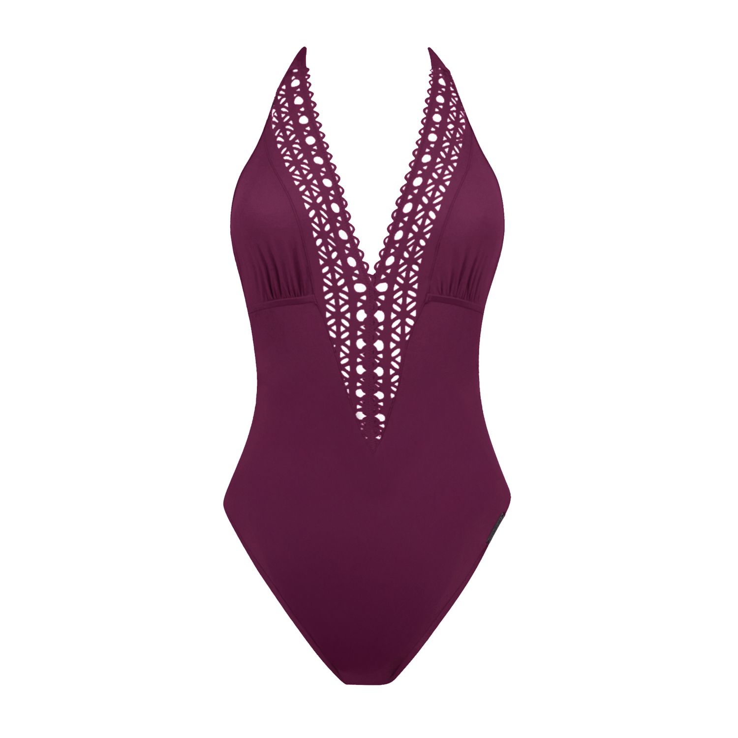 One piece swimsuit - Lise Charmel  - Ajourage Couture - LCaba9615 - Plum