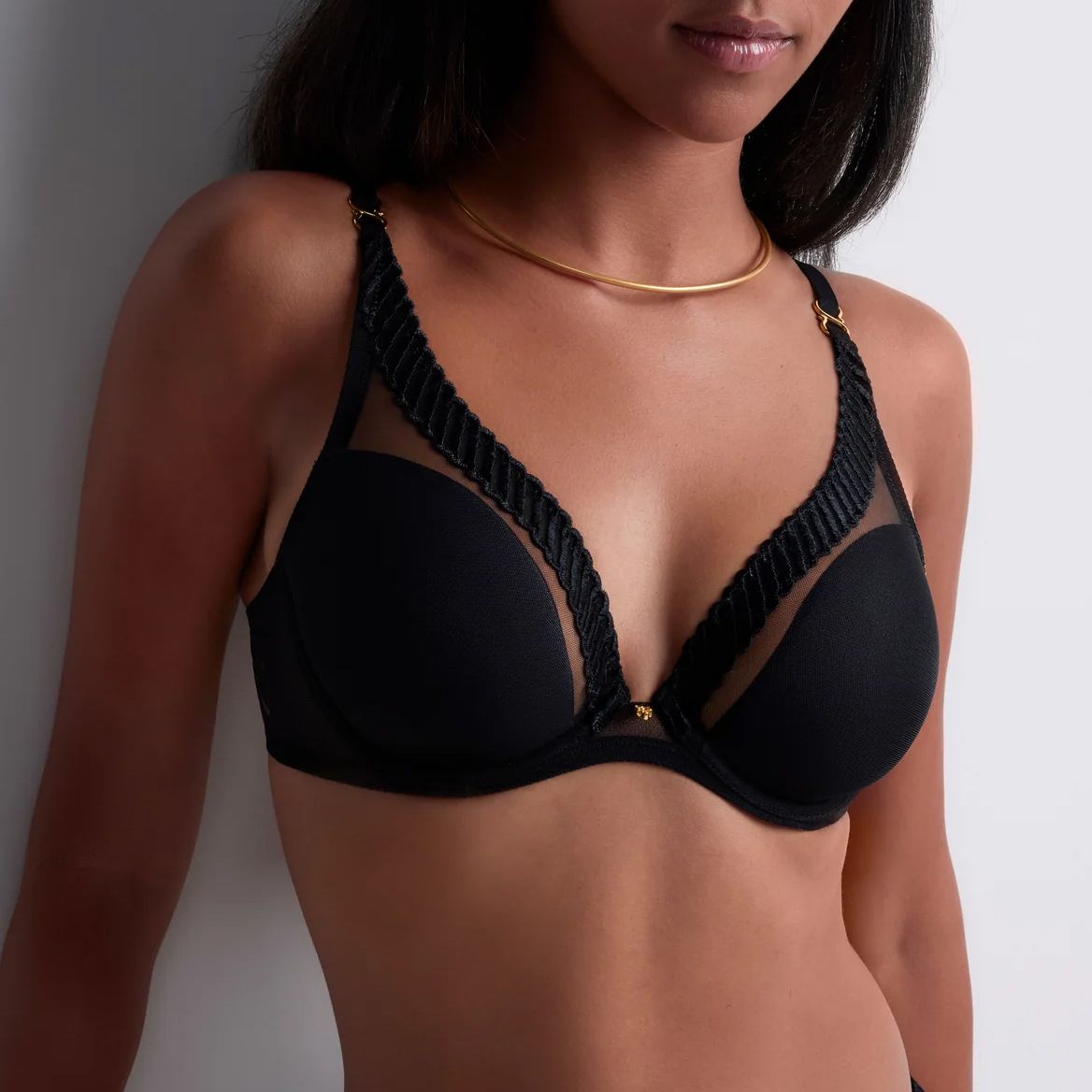 Aubade Sheer Emotion 4MF12 BLK