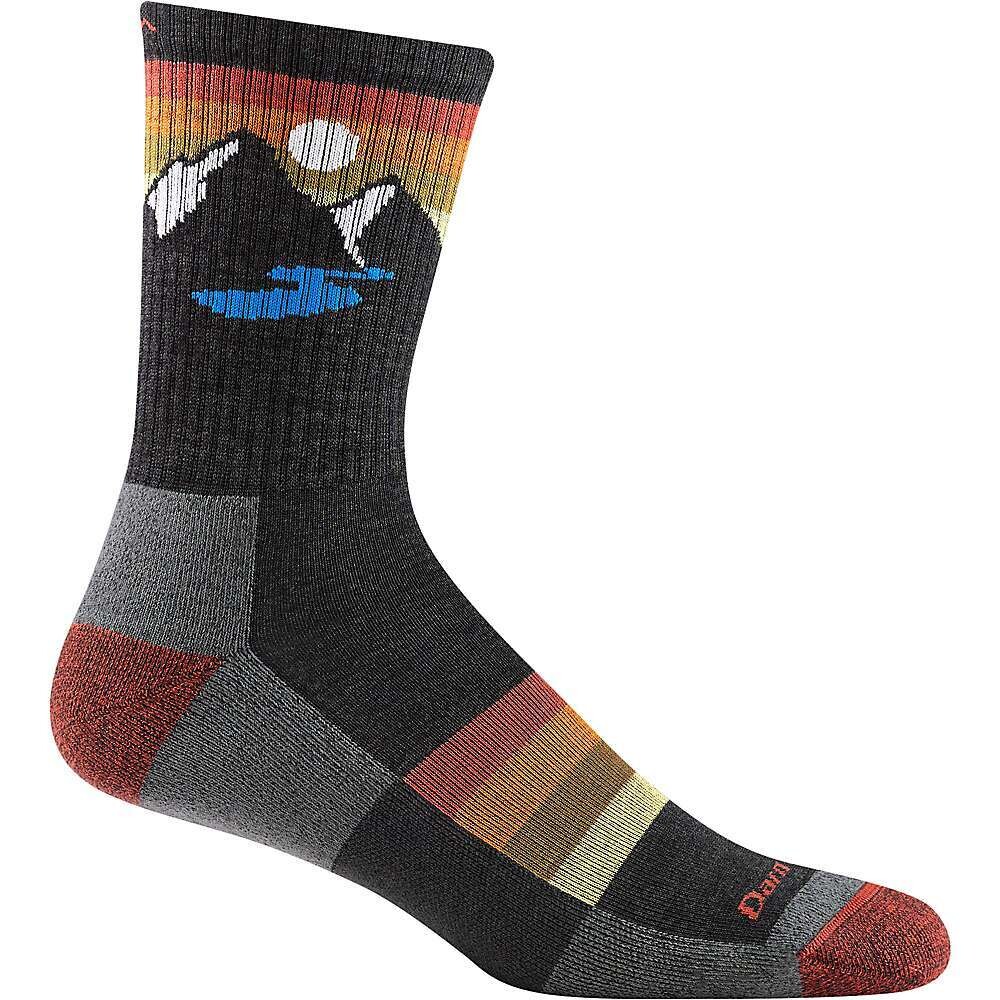 Ms Sunset Ridge Micro Crew Lightweight Hiking Socks, Color: Charcoal, Size: M