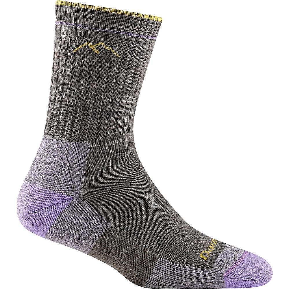 Ws Hiker Micro Crew Midweight Hiking Socks, Color: Taupe, Size: S