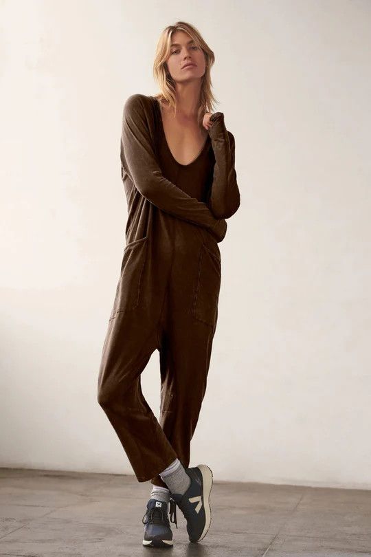 Hot Shot Long Sleeve Onesie, Color: Dark Espresso, Size: S