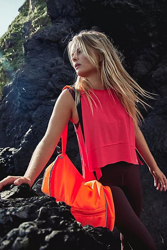 Tempo Tank, Color: Electric Sunset, Size: XS