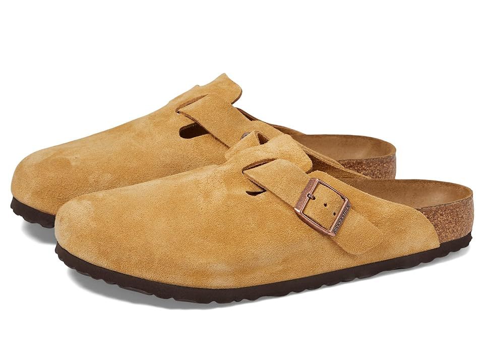 Boston - Suede Leather, Color: Latte Cream, Width: Medium/Narrow, Size: 37