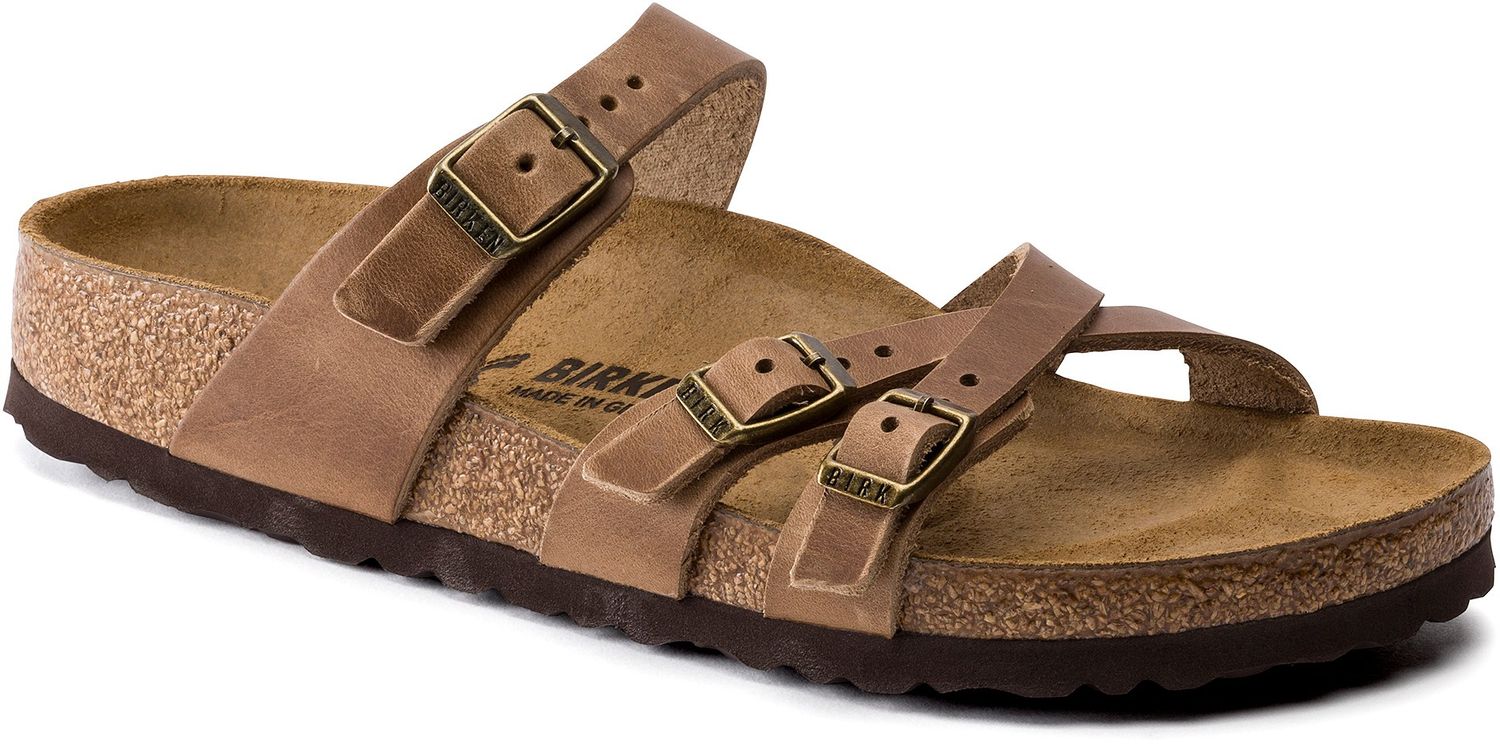 Franca - Oiled Leather, Size: 35, Color: Tobacco Brown, Width: Regular/Wide