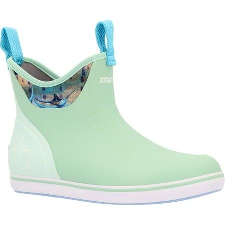 Ws 6 in Ankle Deck Boot Guy Harvey, Size: 7, Color: Green
