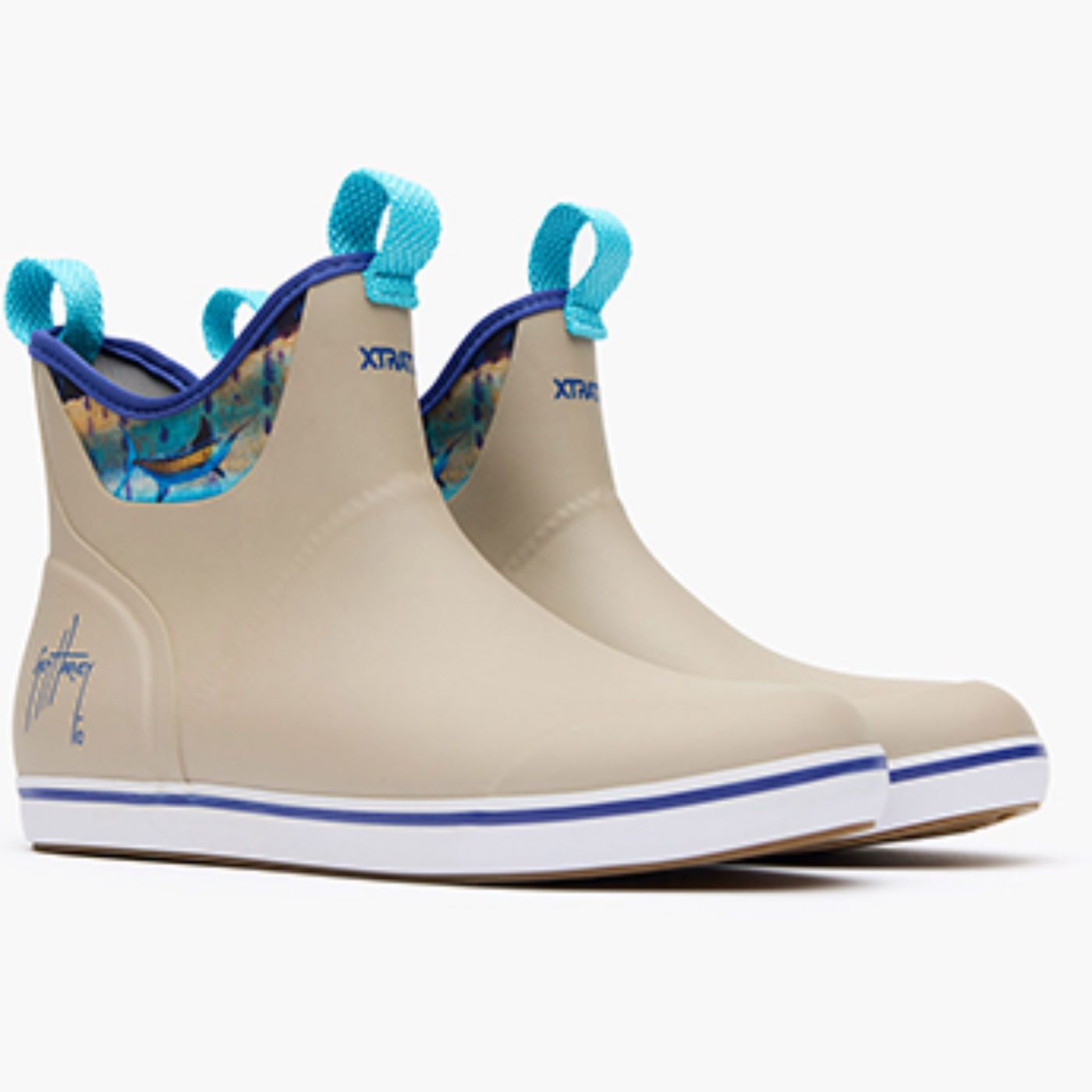 Mens 6 in Ankle Deck Boot Guy Harvey