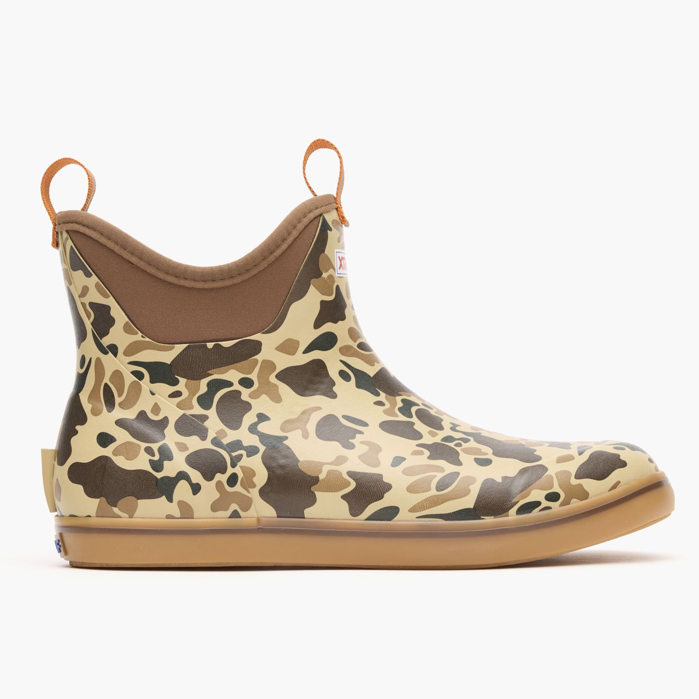 M&#39;s 6 in Duck Camo Ankle Deck Boot, Size: 7, Color: Duck Camo, Width: M