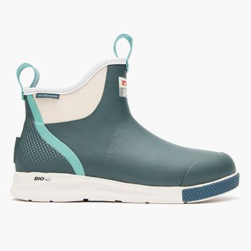 Ws 6 in Ankle Deck Boot Sport, Color: Stormy Blue, Size: 8