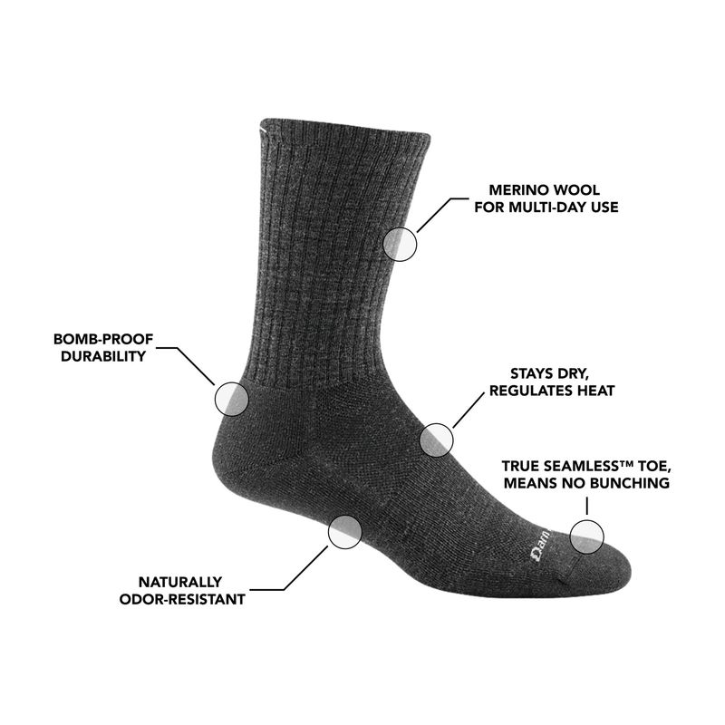 Ms Standard Crew Cushioned Lightweight Lifestyle Socks