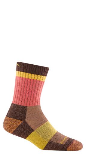 Ws Heady Betty Micro Crew Lightweight Hiking, Color: Earth, Size: M