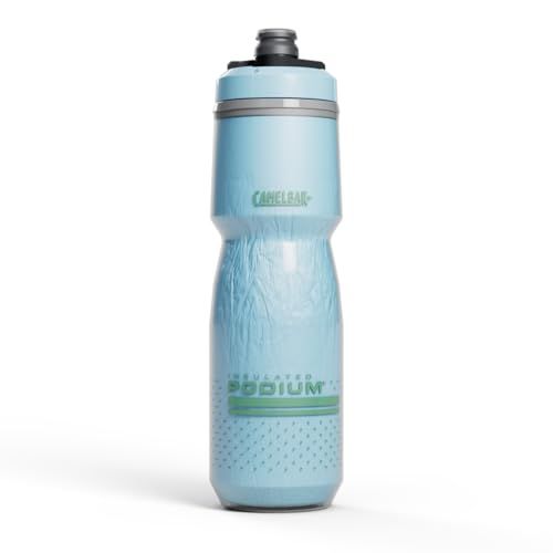 Podium Chill Bottle, Color: Crystal Blue, Size: 24oz