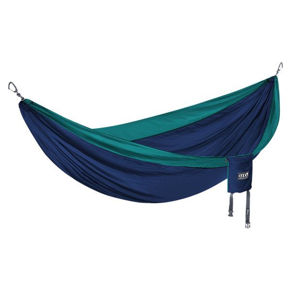 Doublenest Hammock, Color: Navy | Seafoam, Size: OS