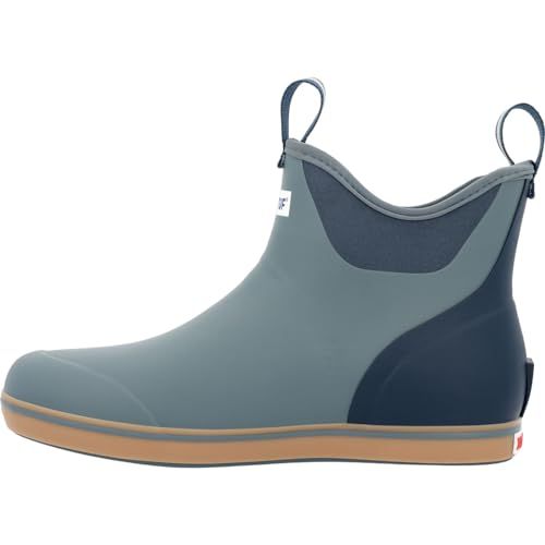 Mens 6 in Ankle Deck Boot, Color: Stormy Blue, Size: 11