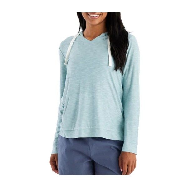 W Bamboo Slub Hoodie