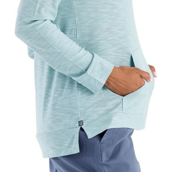 W Bamboo Slub Hoodie