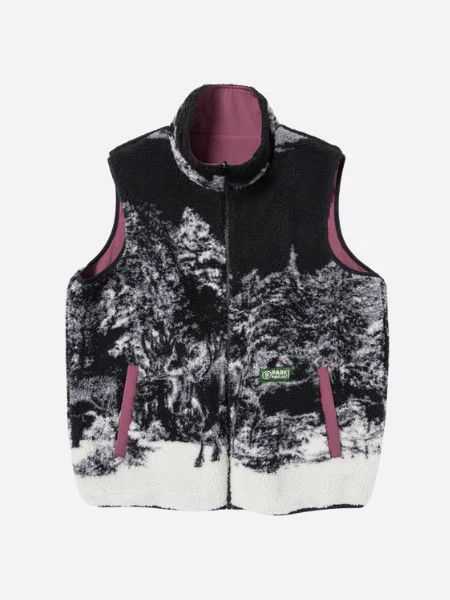 winter moose reversible vest