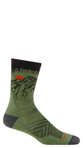 Ms Vert Micro Crew Ultra-Lightweight Running, Color: Lichen, Size: L