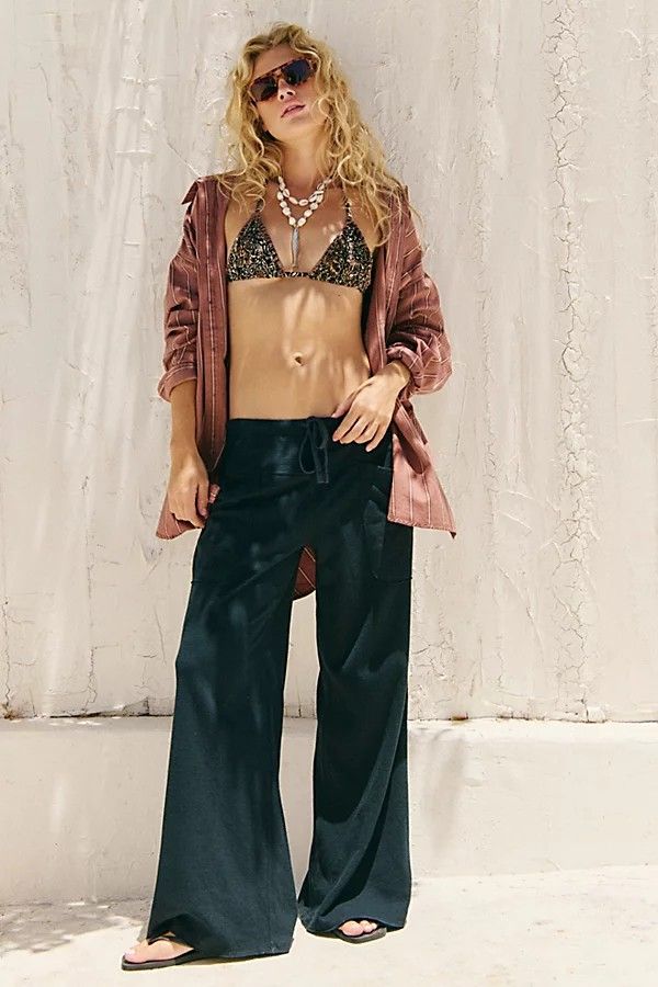 Staycation Lounge Pant, Color: Black, Size: XS