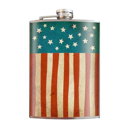 Lucky Jack Flask, Color: Old Glory