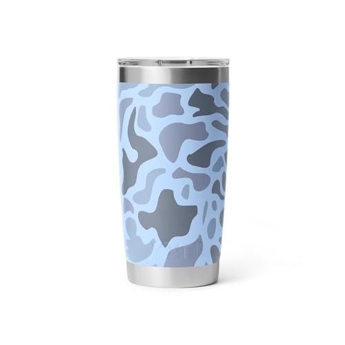 Rambler 20oz Tumbler Printed, Color: Blue Camo