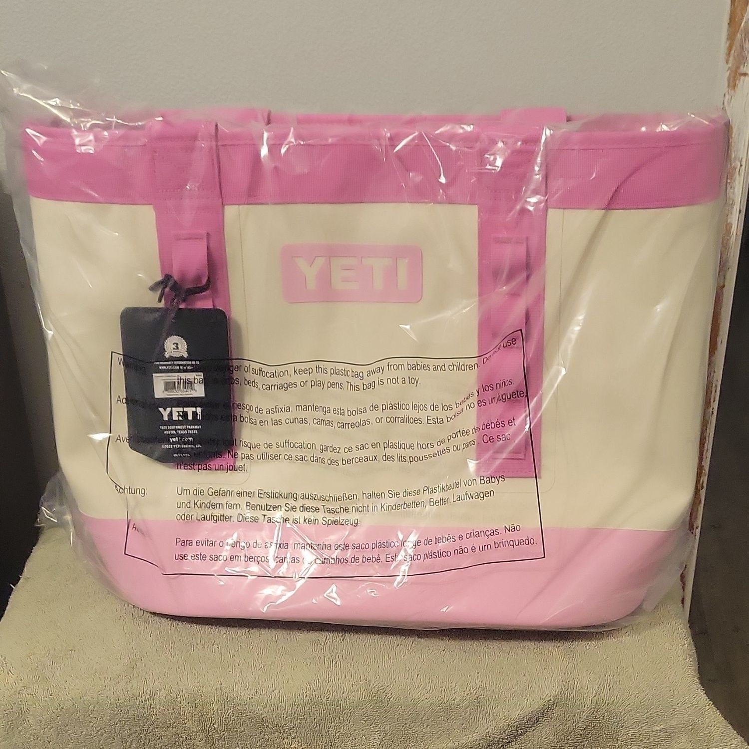 Camino Carryall Tote Bag 35, Color: Aspen/Wildflower/Power Pink, Size: 35
