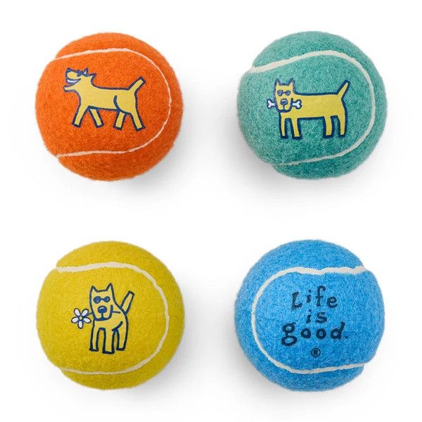 Rocket Squeaker Tennis Ball Set