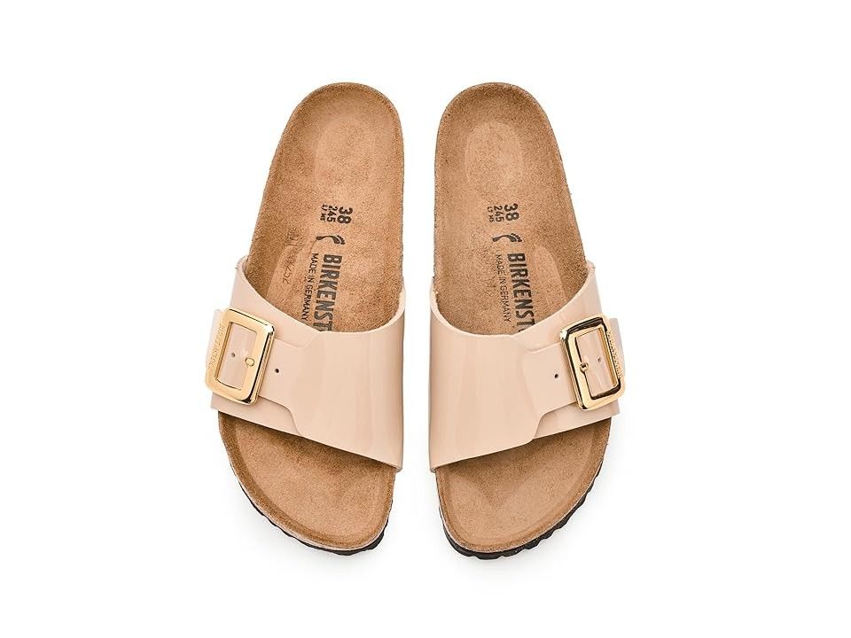 Catalina Buckle Sandal, Color: Patent Sand, Size: 37