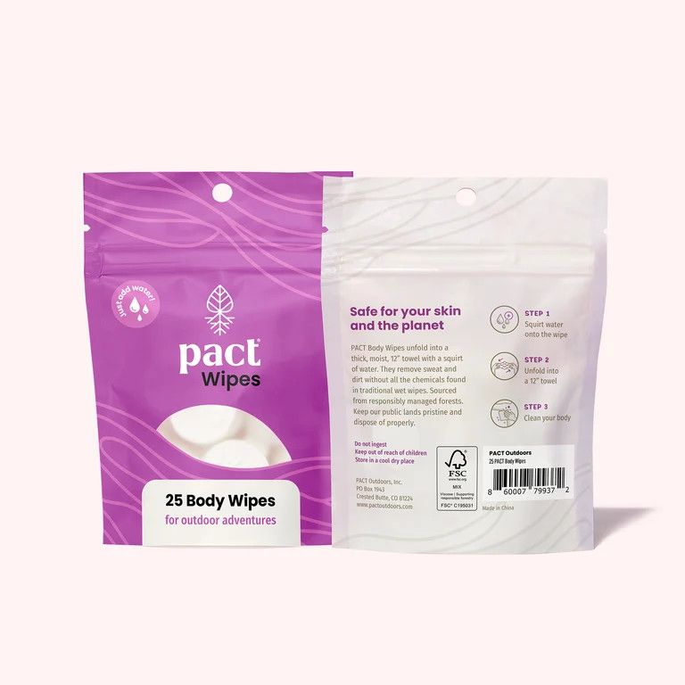 Pact Body Wipes 25ct