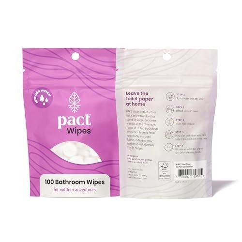 Pact Bathroom Wipes 100pk