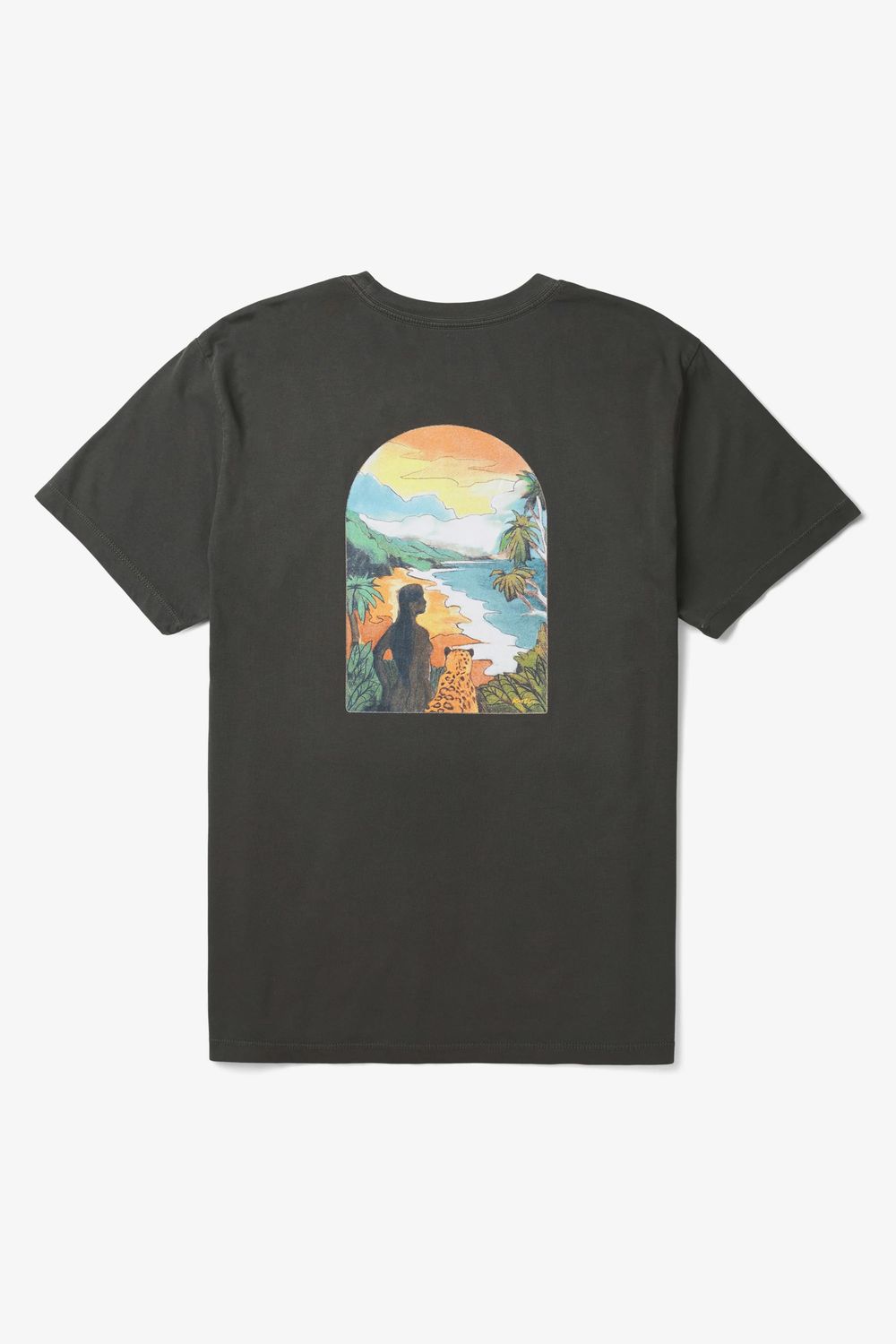 Eden Tee, Color: Black Sand Wash, Size: M