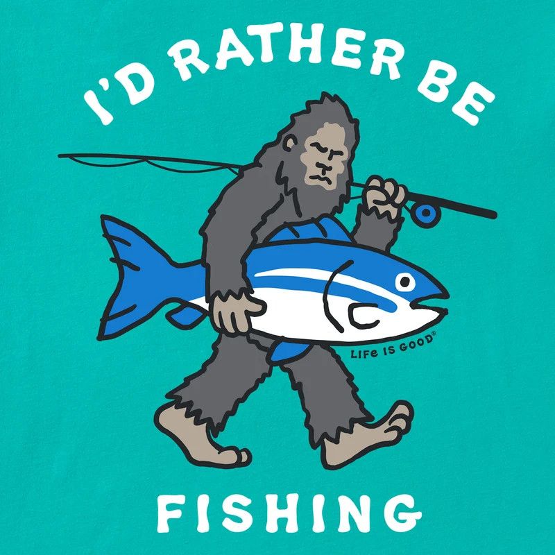Kids Id Rather Be Fishing SS 