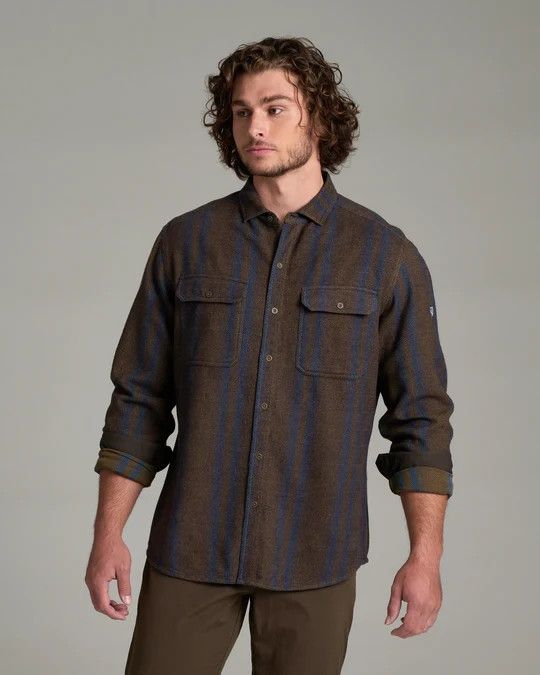Psyk Out LS, Color: Bronze Blue, Size: S