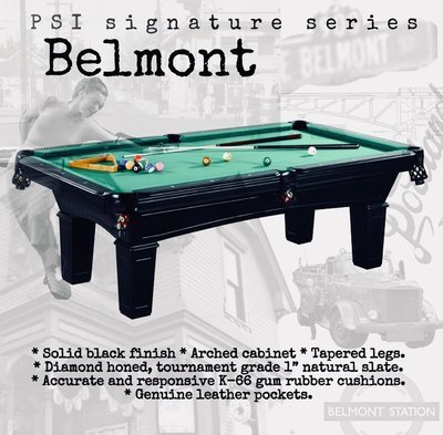 Belmont (black) available 7-8 foot
