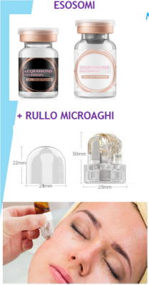 Kit Trattamento Antirughe con Esosomi per Viso,Collo e per Mani Uomo e/o Donna