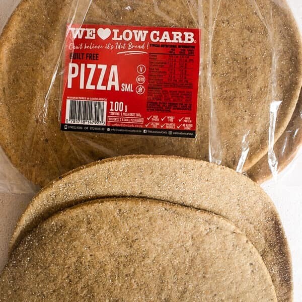 We Love Low Carb Small pizza base