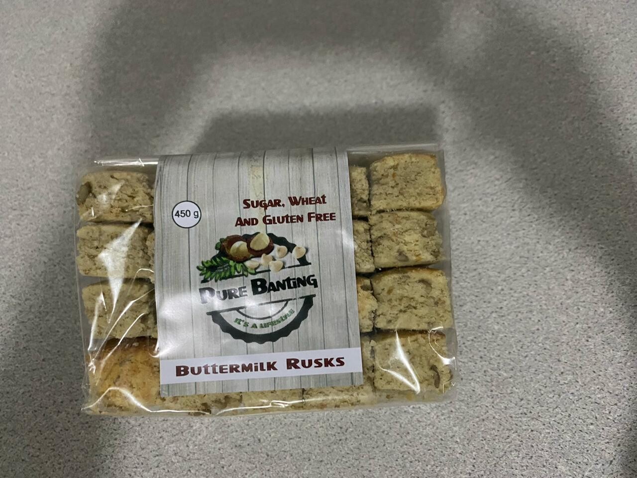 Pure Banting Rusks : Buttermilk Flavor