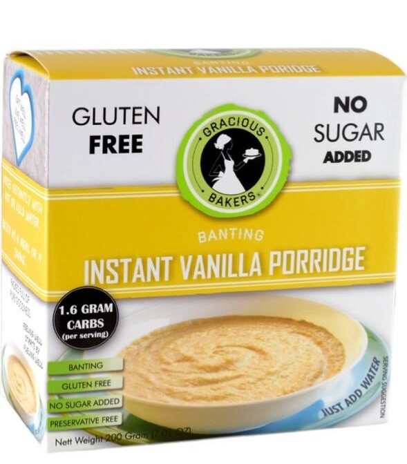 Gracious Bakers Instant Porridge : Vanilla &amp; Chocolate flavours