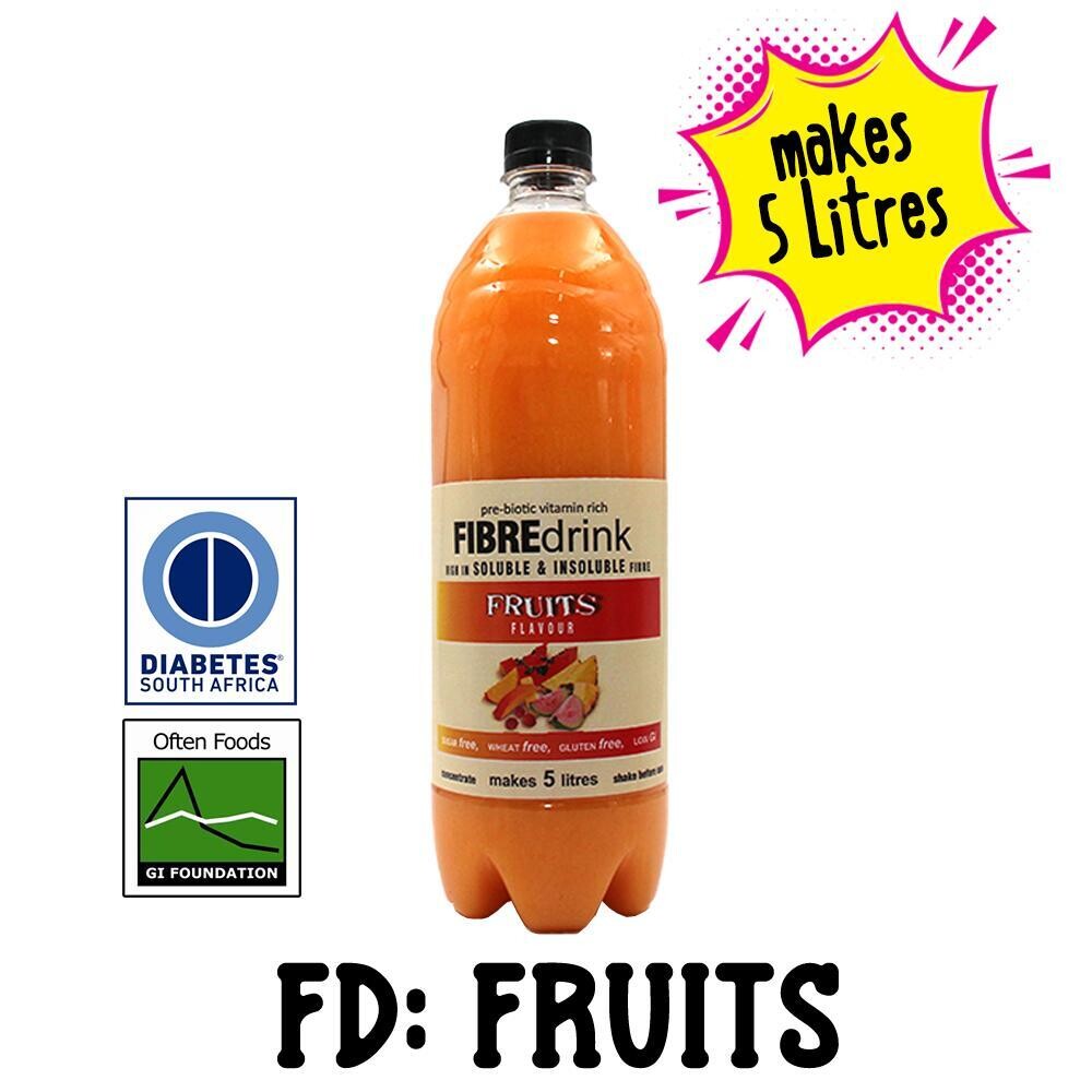 Fibre drink: Fruits flavor