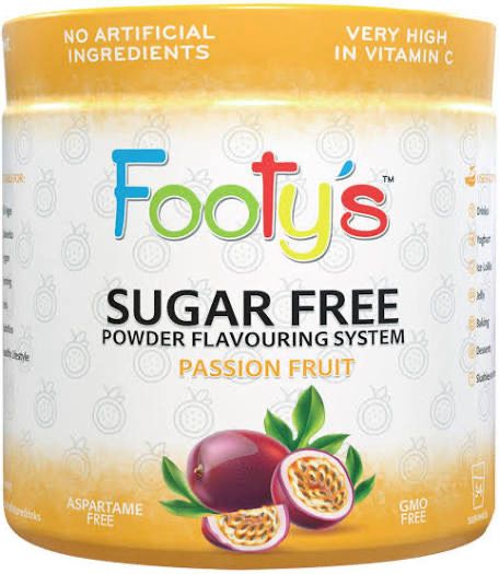 Footy Sugar Free: Passion fruit,
