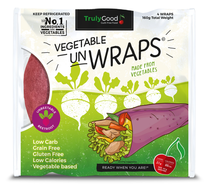 Truly Good Vegetable warps (different flavours)