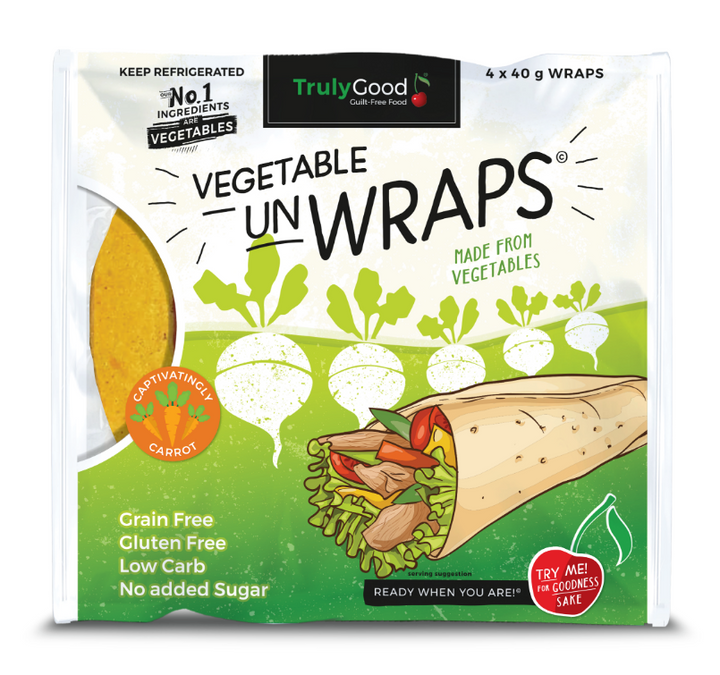 Truly Good Vegetable warps (different flavours)