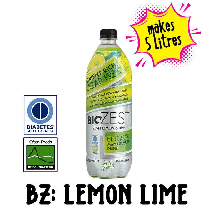 Biozest Energy Concentrate.  Lemon &amp; Lime flavor